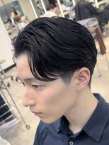 フィフスパーク(fifth PARK)&nbsp;渋谷ラルフカールセンターパートメンズカットフェード刈り上げ