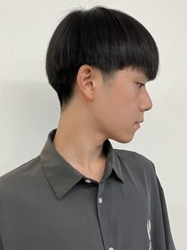 モリオフロムロンドン 松戸店(Morio from London) 【メンズ 松戸 岩口】学生簡単黒髪刈り上げマッシュショート
