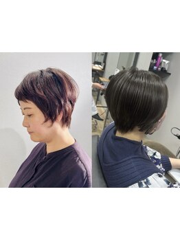 主婦スタイリスト多数♪しっかり染まる白髪染めもこなれ感◎な白髪ぼかしまであなただけのスタイルを*