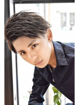 リップス 川崎(LIPPS) セミウェットサイドパートショートクラウドマッシュ