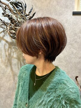 ナロ(NARO) 【小顔似合わせカット】30代40代50代ショートボブ/ボブ/髪質改善