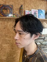 ノラ カマクラ(NORA kamakura)&nbsp;メンズ刈り上げセンターパート/ニュアンスパーマ