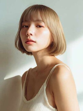 シェル 立川(shell) くびレイヤーエモージュグレージュカラーくびれショート【立川】