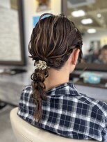 ヘアーララプラス(HAIR lala＋)&nbsp;ミディアムヘア編みおろし＊*