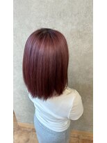 パーミル ヘア クマモト(permille ‰ hair Kumamoto)&nbsp;ピンクラベンダー×ボブ