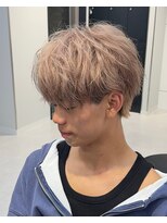 テンバイリップスヘアー(TEN by LIPPS hair)&nbsp;ミルクティーベージュラウンドマッシュツーブロック高円寺