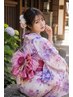 【天神祭・淀川花火】浴衣着付け＋ヘアセット￥5500