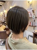 大人丸みショートボブ