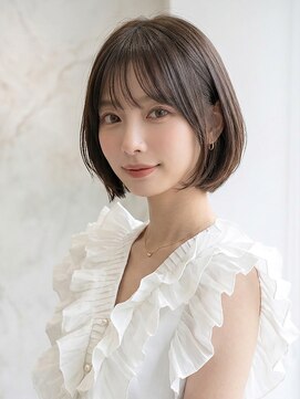 カバーヘア 上尾西口店(COVER HAIR) 夏カラーブリーチなしタンバルモリ/内巻きボブ/ミニボブp上尾