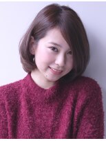 シャカ(SHAKA) イルミナラーでショート☆ひし形シルエット　毛先パーマ