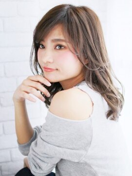 ヘアメイク ナル(hair make nalu) 透明感のあるゆるふわカールスタイル