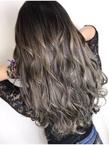 ヘアカロン 熊本本店(Hair CALON)&nbsp;クリアリーバレイヤージュ×スモーキーグレージュ
