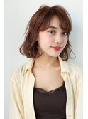 大人のふんわりボブ