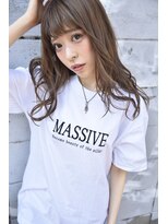 ヘアーリゾート マッシブ 大宮(MASSIVE) ココアブラウン大人かわいい＊フリンジウェーブ