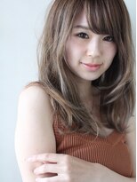 リブ(Live)&nbsp;HOGO水ハイ透明感カラー☆セピアグレージュ＆パーマ２(久米川)