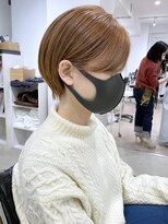 オウル(Owll) 【Owll】大人マッシュショート 透明感ピンクベージュ