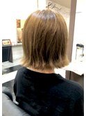 切りっぱなしボブ