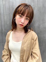 レオニード 表参道(LEONID)&nbsp;ミディアムウルフ　イルミナカラー