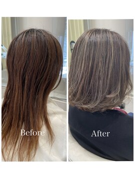 アヴァンス 深井店(AVANCE.) ハイライトグレイカラー