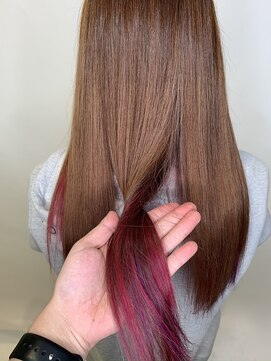 リー 甲子園(Lee) ピンクパープルのインナーカラー