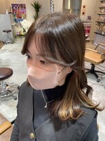 アヴァンスアンス 広島袋町店(AVANCE.ens)&nbsp;イヤリングカラー ベージュ