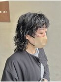 20代30代ミディアムウルフパーマ