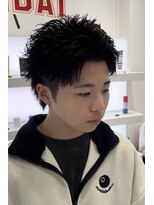 オーシャントーキョー 仙台(OCEAN TOKYO)&nbsp;スパイキーショート刈り上げザクショグリーススタイル仙台メンズ