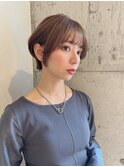 大人ショートボブ/根元ふんわり/20代 30代 40代50代