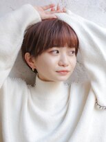 ソウ アオヤマ(SO aoyama)&nbsp;20代30代40代コンパクトマッシュ　ピンクブラウン　大人かわいい