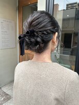 ヘアー アイス ルーチェ(HAIR ICI LUCE) ボブアレンジ ヘアセット セット 二次会アレンジ / 山中