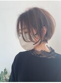 #マルミショート/ハンサムショート/透け感/20代/30代/40代/50代