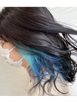 ラルム(LaRmE) イヤリングカラー×ブルー