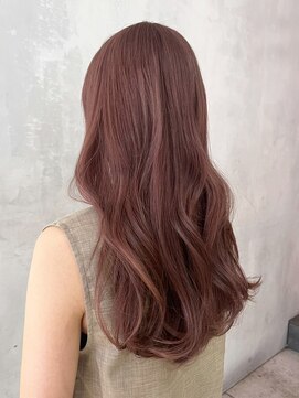 アイティー バイ アルバム 中野店(IT by ALBUM) ミルクティーピンクベビーピンクレイヤーロング_ba484321