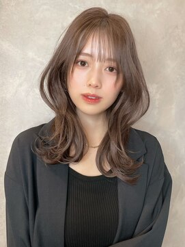 トルネード(TORNADO) 韓国風レイヤーロングセミディ姫カットシアーカラーt614