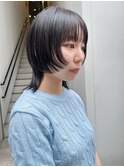CAF松本/ウルフカット/パープルアッシュ/大阪/心斎橋