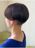大人ショート刈り上げハンサムショート