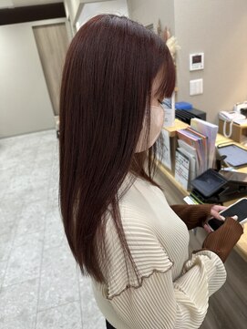 シカ 神戸三宮元町店(Cica) 神戸　三ノ宮　元町　髪質改善　 透明感カラー　暖色