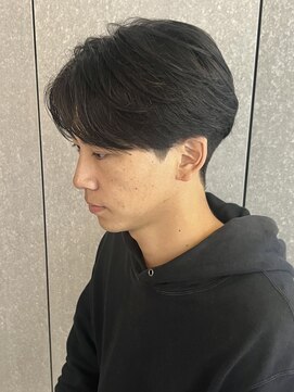 ニアウ 太田店(Niau) メンズナチュラルセンターパート質感重視パーマニュアンスパーマ