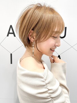 ハルキミナト ジャパン ヨコハマ(HARUKI MINATO japan YOKOHAMA) 愛されショート/アンブレラカラー/レイヤー/イメチェン/マッシュ