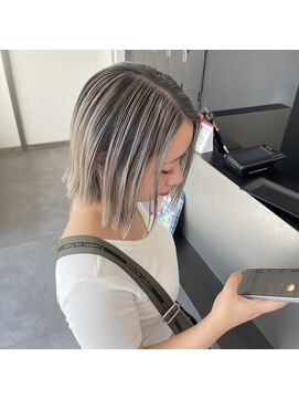 レム 長野青木島店(REM) バレイヤージュ/シャドールーツ/ケアブリーチカラー