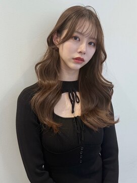 ユーフォリア 新宿店(Euphoria) 【艶感★シースルーバング】韓国 髪型 大人可愛いウェーブ巻き髪