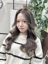 ベルヘアーデザイン 堺東(Belle hair Design)&nbsp;コントラストハイライト/外国人風/ハイライト/レイヤーカット