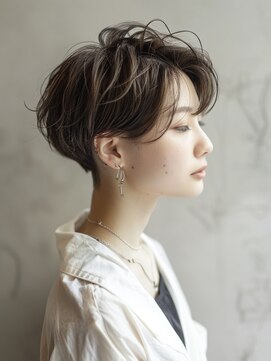 アルトリスト(Altruist Aging×HAIR&SPA) ☆イメチェンピンクベージュアンブレラカラー前髪クールショート