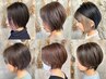 予約×ならこちらもチェック◎似合わせカット＋透明感ケアカラー＋Tr＋マーブ