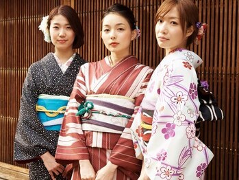 アール 志茂店(R)の写真/【浴衣】花火大会やお祭りもトレンドをご提案♪成人式/卒業式/七五三ご予約もフルメイクまで丸っとお任せ◎