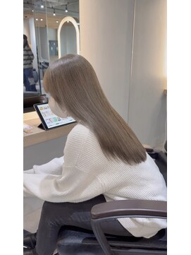 サロンドミルク 新百合ヶ丘店(salon de MiLK) ミルクティーベージュグレージュハイライト新百合ヶ丘