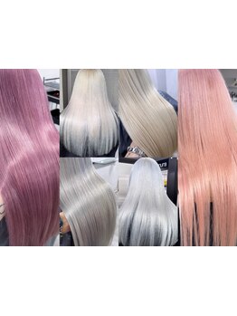 髪の内側から補修する最高級ケアで艶&滑らかな指通りへ◇[ブリーチ/ダブルカラー/ハイトーン/髪質改善]