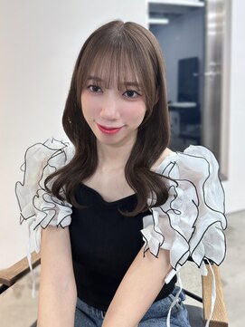 フォンズ(FONS) 上品韓国ヘアラベンダーグレージュ