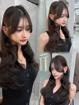 ボタン ハカタ(VOTAN hakata) ダークグレージュ/薄め前髪/2wayバング