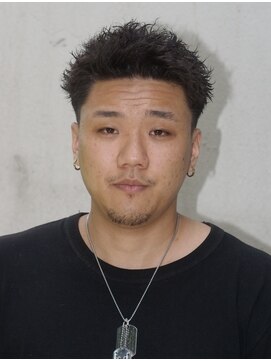 グラッシー(GLASSY) テーパーフェード/ツイストピンパーマ/スパイキーショート☆